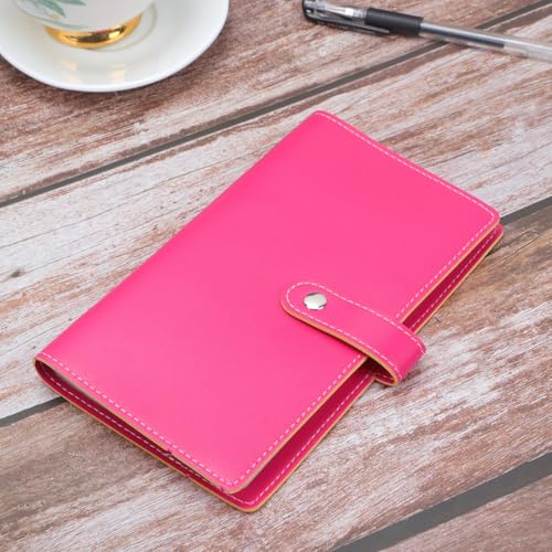 Funda para tarjetas de cuero PU de 120 ranuras con diseño práctico y compacto 7
