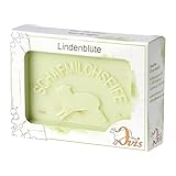 luterna Ovis Schafmilchseife Lindenblüte, 100% Bio, für die tägliche Dusche, eckig, 100 g,...