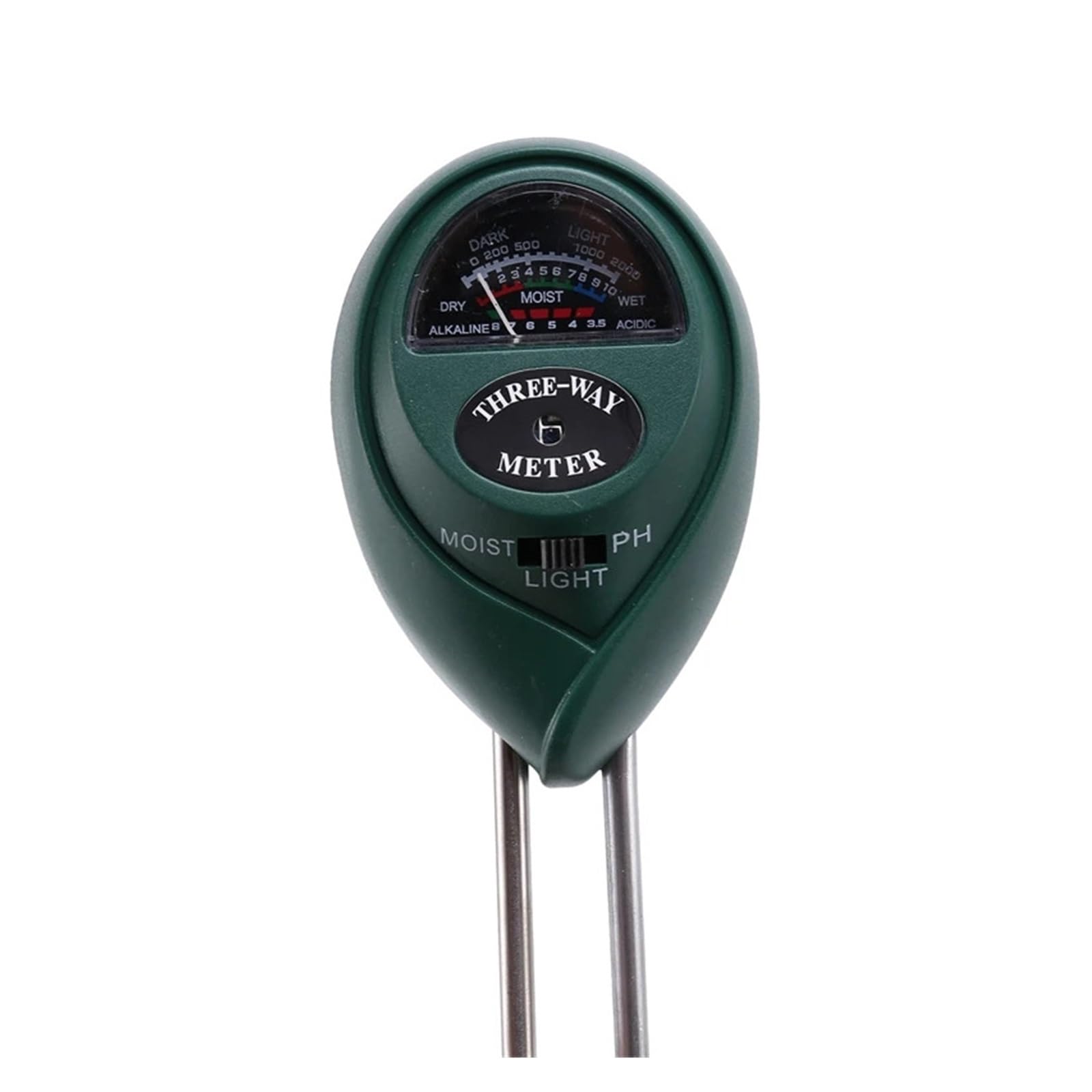 Medidor de humedad del suelo Medidor De PH Del Suelo 3 En 1, Herramienta De Jardinería, Kit De Prueba De Suelo Con Luz De Humedad Y Prueba De PH For Jardín, Granja, Césped, Interior, 4 Uds. Fiable y P