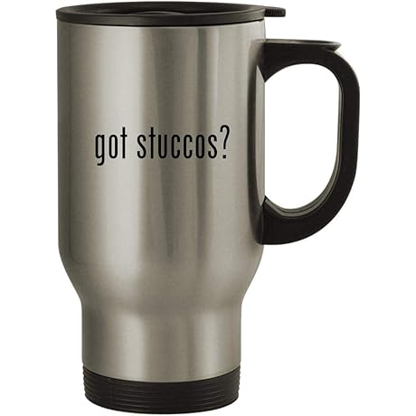Got Stuccos? - 14oz Stainless Steel Travel Mug, Silver