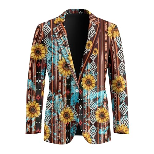 Tupalatus Men's Blazer Classic Collar Breathable Fabric One Button Men's Suit Soft Smooth for Prom,Party,Dinner2