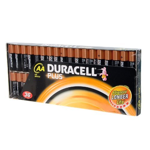 Duracell LR6 MN1500 - Batterie Duracell Plus AA 1,5 v confezione da 36
