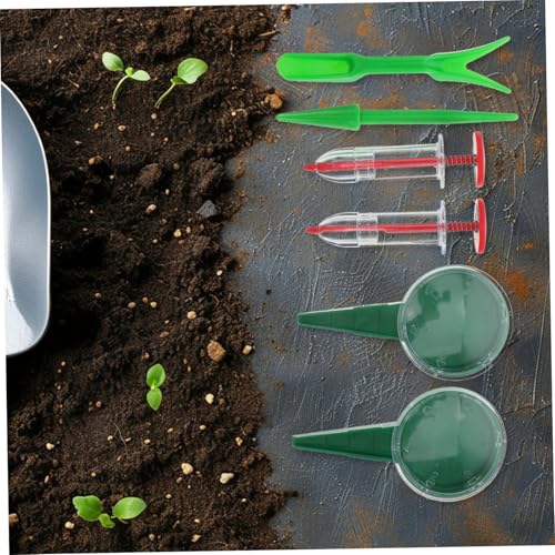 Herramienta de siembra Mipcase 6 piezas para jardín miniatura 6