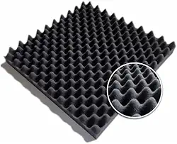 Kit com 10 placas Acústicas - 50x50x2cm - Anti chama