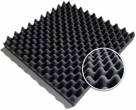 Kit com 10 placas Acústicas - 50x50x2cm - Anti chama