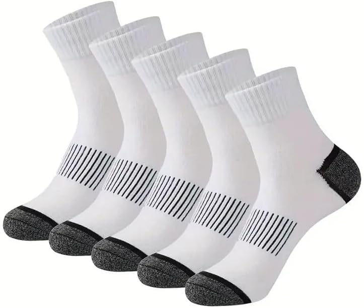 Meias masculinas de primavera e verão, confortáveis e respiráveis, adequadas para atividades de lazer ao ar livre (5 pares), 5 pares – preto, M em promoção! Veja a oferta e mais achadinhos de Moda íntima 4 Hoje é o melhor dia para comprar Meias masculinas de primavera e verão, confortáveis e respiráveis, adequadas para atividades de lazer ao ar livre (5 pares), 5 pares – preto, M com aquele preço maroto! Promoção! Aproveite a oferta! 4