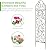 Best Choice Products Set of 2 60x15-inch Iron Arched Garden Trellis w/Branches, Birds for Lawn, Garden, Backyard, Climbing Plants