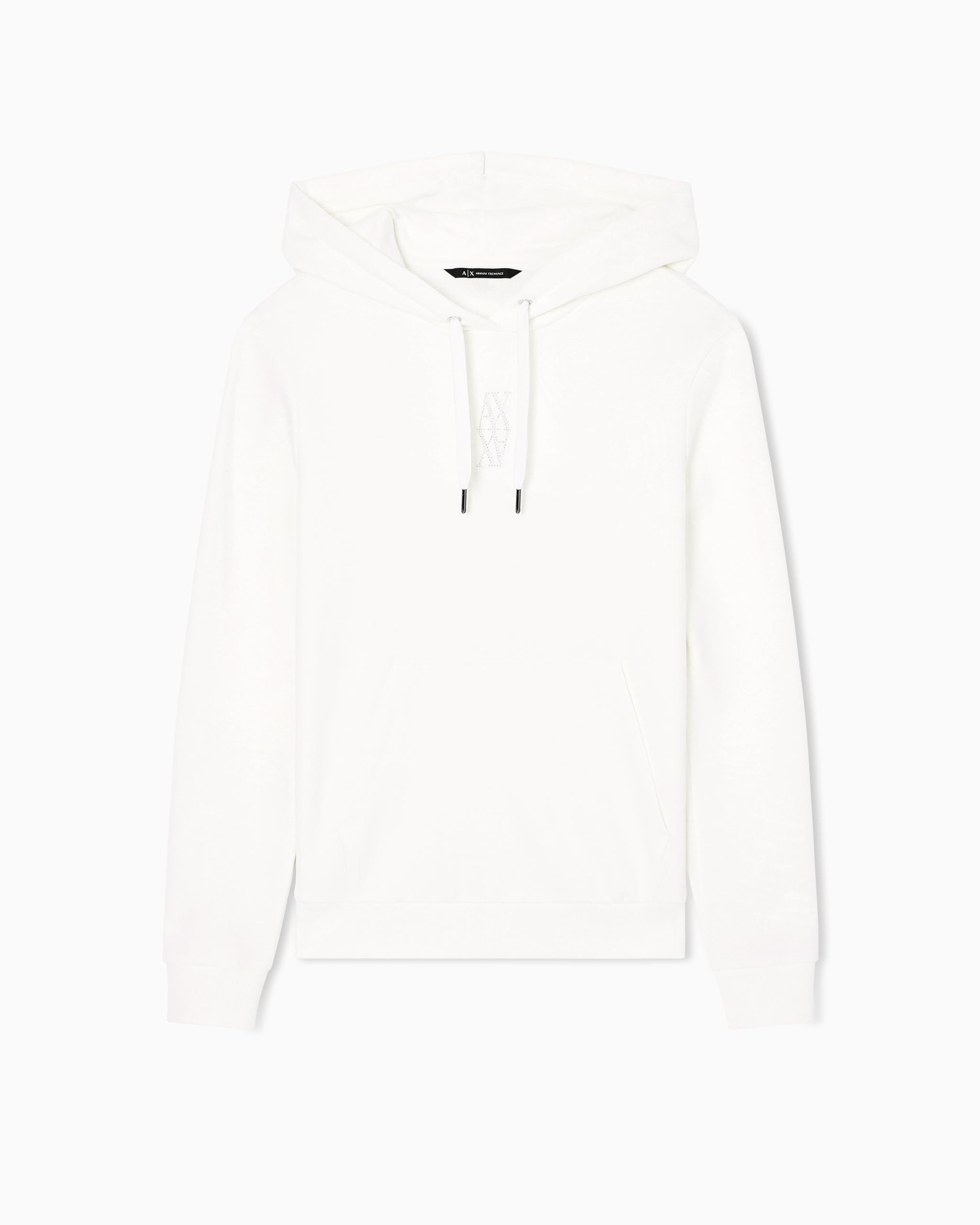 Armani Exchange Women's Cuffed Sleeve Front On Tone Logo Sweatshirt, ISO, S