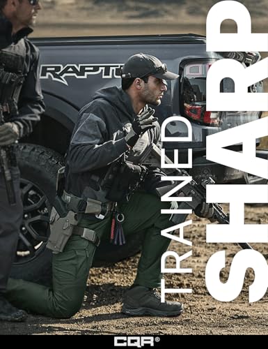 Image of CQR Men's Flex Stretch Tactical Pants, Water Resistant Ripstop Cargo Pants, Lightweight EDC Outdoor Work Hiking Pants