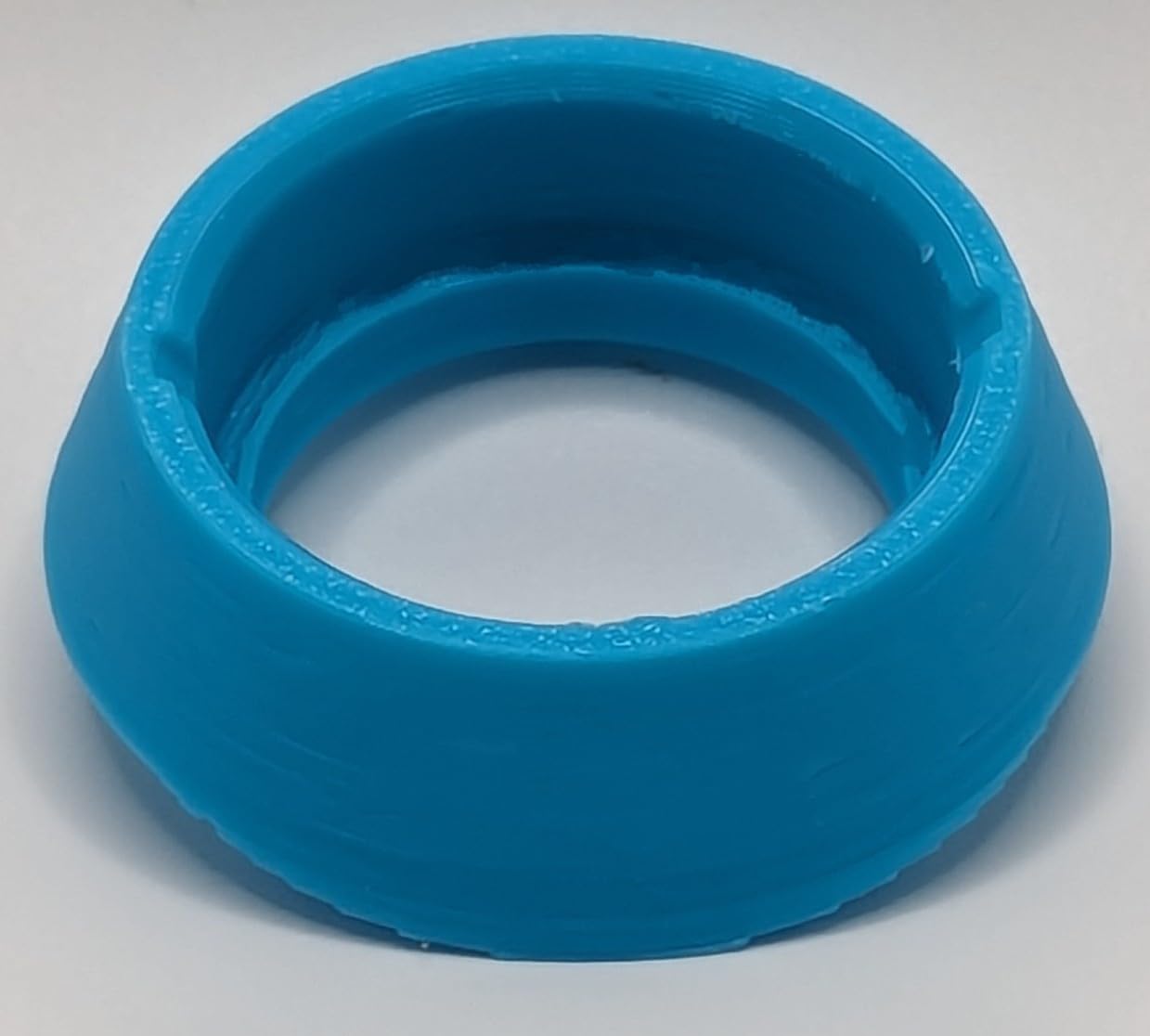 No Gouge Pinball Stern Action/Smash Button Replacement Bezel, Vibrant Colors (HEATRAY Blue)