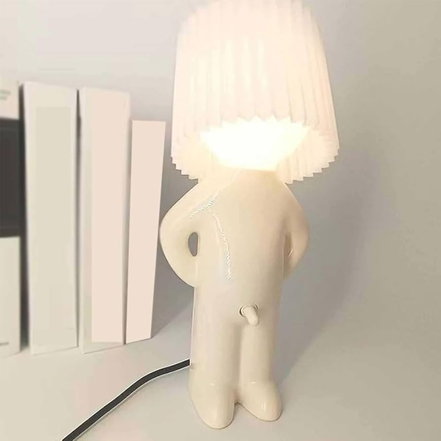 A Little Shy Man Creative Naughty Boy Desk Lamp - Small