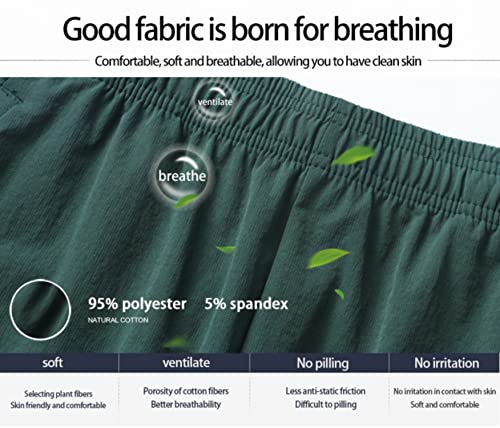 Men's Shorts Lightweight And Comfortable Shorts For Men Quick Dry Athletic Shorts For Running Gym Workout With 4 Pockets Black #TOP5