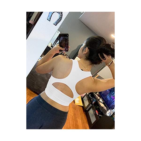 AEPEBO-Sexy-Crop-Tops-for-Women-Deep-V-Neck-Back-Cutout-Sleeveless-Plunge-Racerback-Tank-Cropped-Top AEPEBO Sexy Crop Tops for Women Deep V Neck Back Cutout Sleeveless Plunge Racerback Tank Cropped Top White S