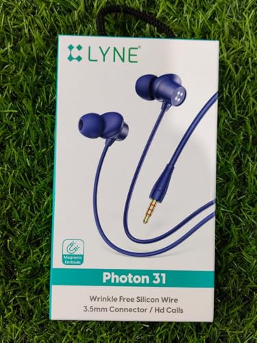 Image of Lyne Photon 31 Earphone | 3.5mm Connector | Grey | 1 Magnetic Earbuds | 10mm Driver | 1 Unit | Response 115dB Sensitivity