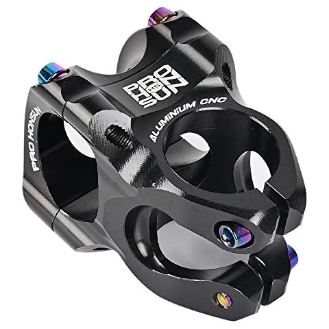 AKDSteel 31.8 Stem Wake Mountain Bike Stem CNC Short Handlebar Stem Aluminum Alloy MTB Mountain Bike Parts for Cycling,Road Bike, MTB, BMX, Fixie Gear 559 black 31.8mm*28.6mm Cover