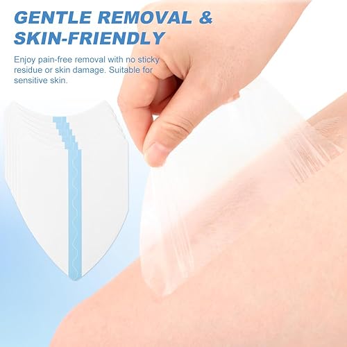 Miniatura 8 de 30 cintas de levantamiento de muslos, parches invisibles para levantar y brillar, parche transparente antifricción, para muslos interiores y piel