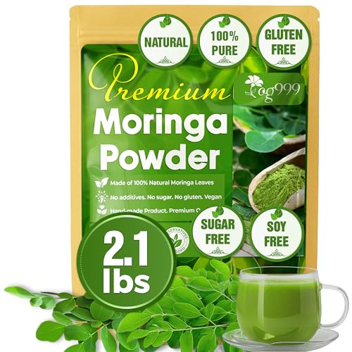 TOG999, Premium 34oz Moringa Leaf Powder, 100% Natural and Pure from Moringa Leaves, No Additives, No Gluten, No Sugar, Vegan