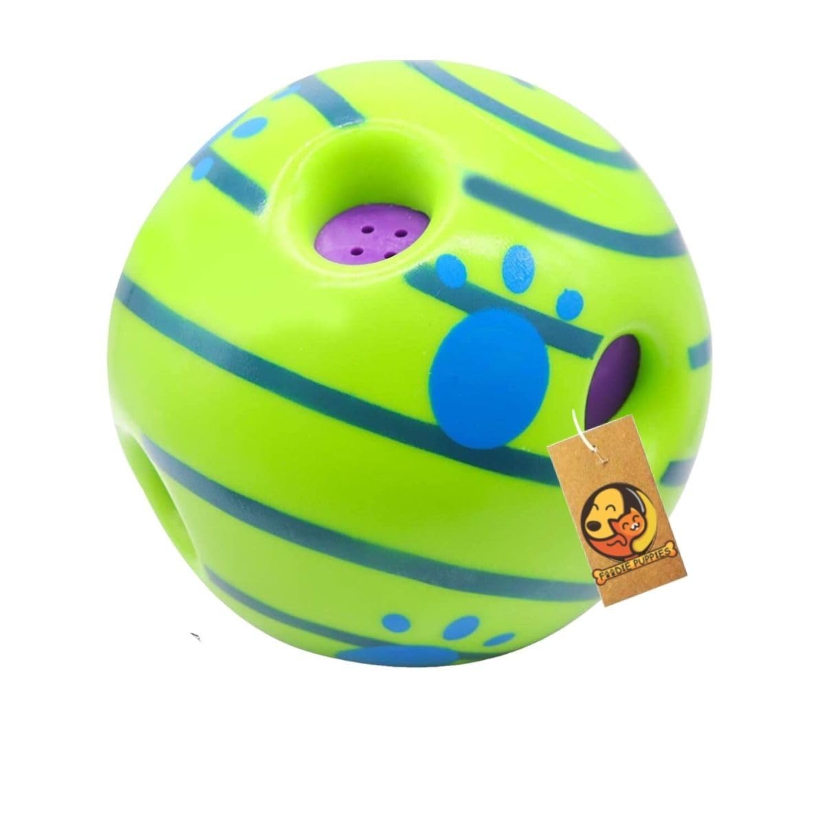 Foodie Puppies Interactive Dog Toys Ball Giggle Squeaky Ball Dog Toys - (Giggle Ball, Large 5.5inch) Medium and Large Breeds, Helps Keep Dogs Happy, Healthy, and Fit Safe (B0C9HRQMSP) Amazon Price History, Amazon Price Tracker