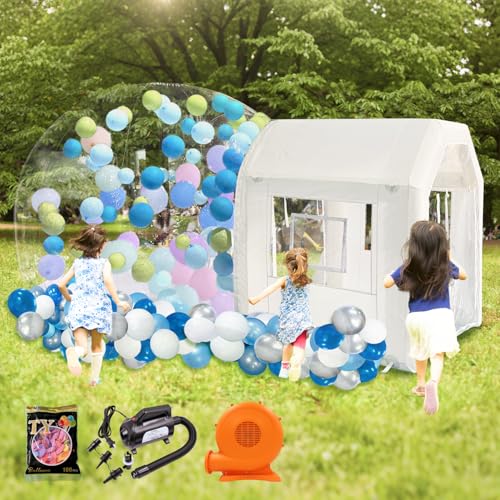 10ft Inflatable Bubble House Dome for Kids, TPU Balloon Tent...
