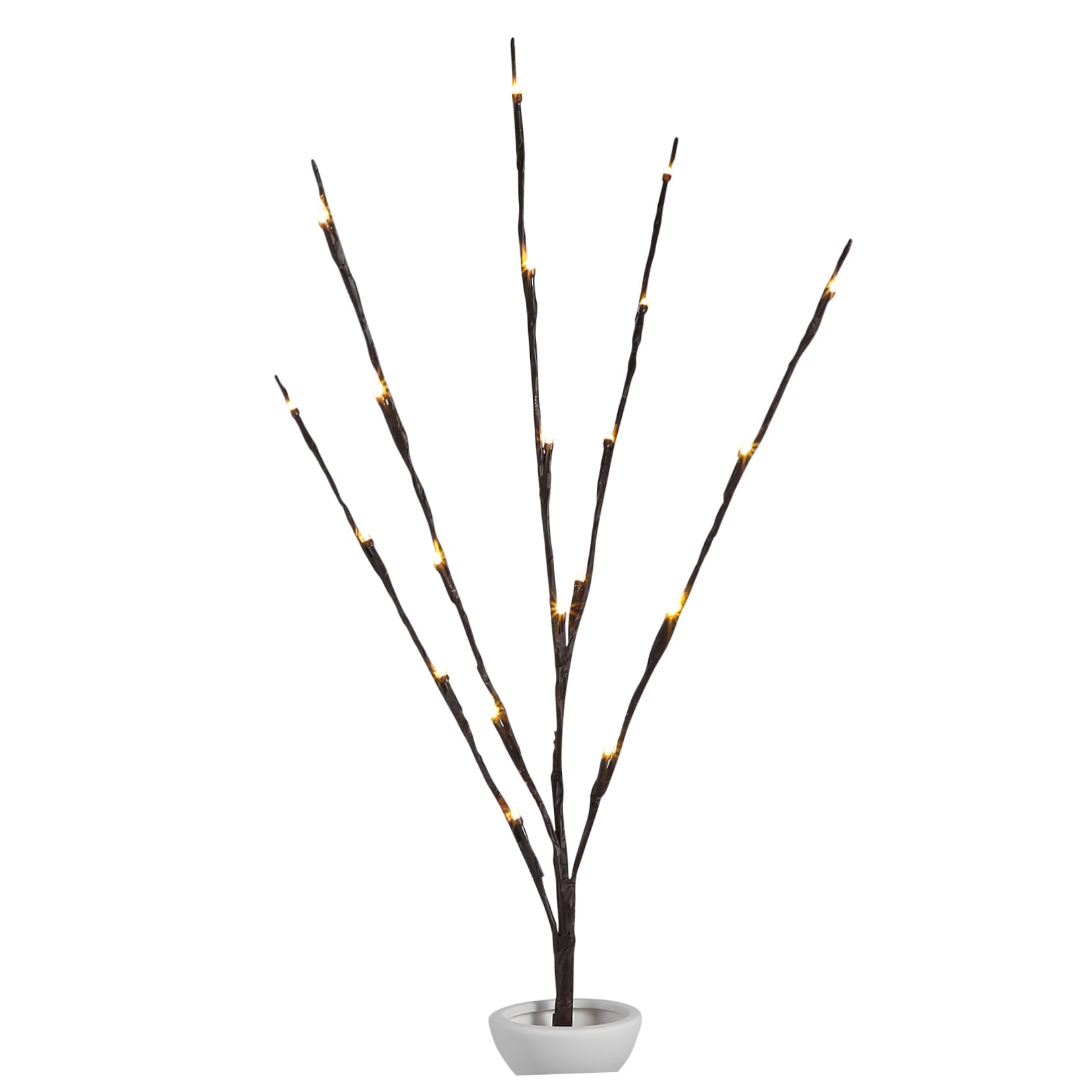 VICASKY 1pc Led Branch Lamp Warm Light Decorative Tree Light for Indoor Home Decor Weddings Living Rooms and Holiday Celebrations Battery Operated Artistic Design