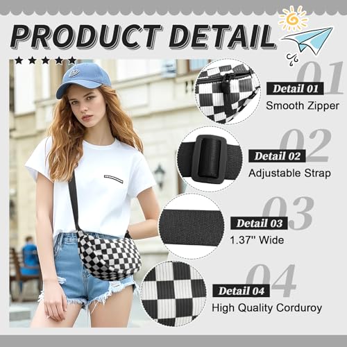 Image of Nylon Crescent Crossbody Bag for Women Purses Trendy Men,Small Travel Sling Bag Hobo