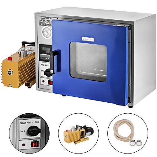 Mophorn Vacuum Oven 0.9Cu Ft Vacuum Drying Oven Dual-Layer Tempered Glass Window Lab