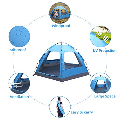 Carpa familiar automática para 3-4 personas miniatura 6
