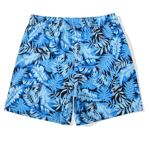 MADHERO Mens Swim Trunks Vintage Floral Quick Dry Beach Shorts Bathing Suit with Mesh Lining3