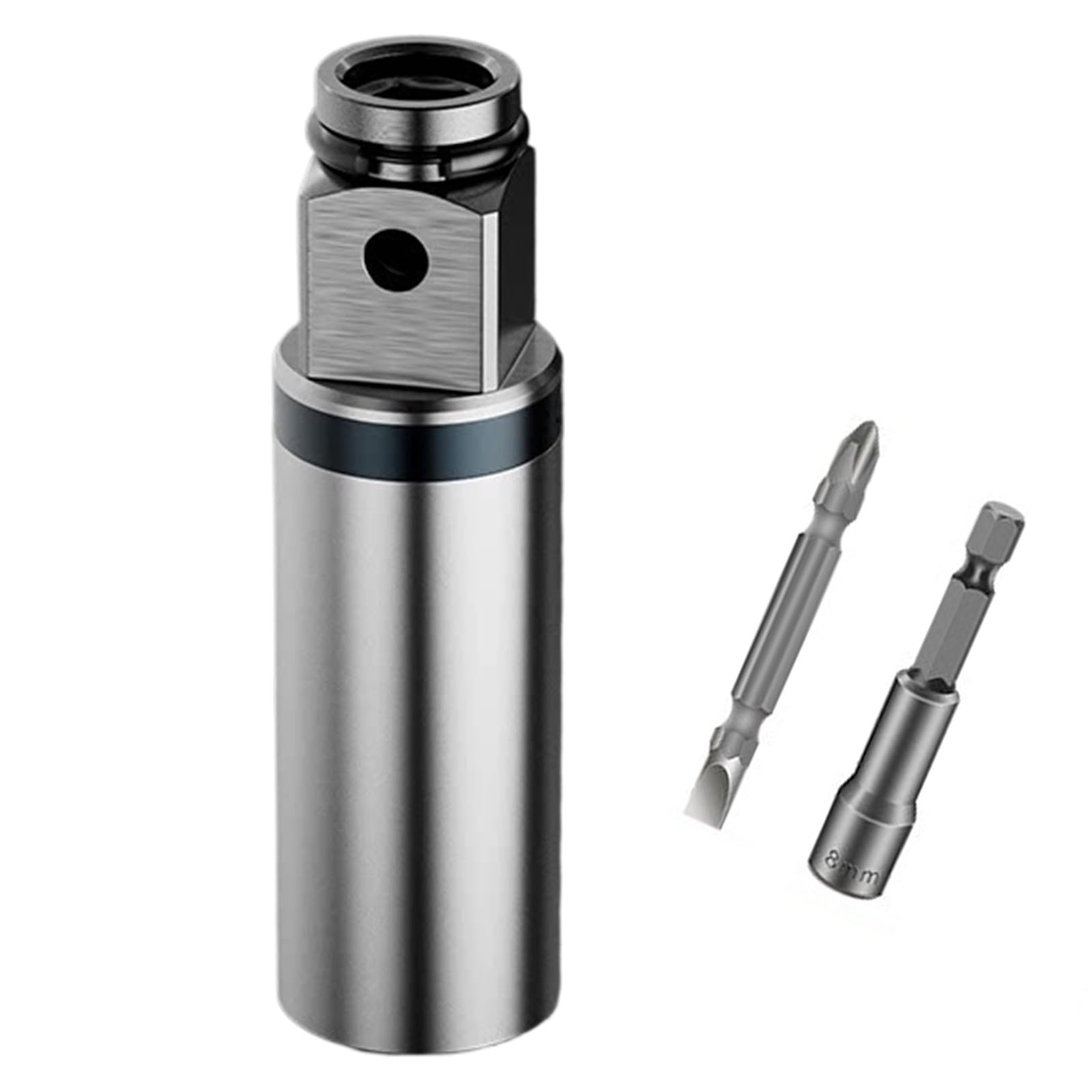 Limtula B Fast-Swap Drill Adapter Alloy Metal Attachment For Hand Drills, Compact Accessory For Home Installation Tasks Daily Drill Adapter Accessory Easy Swap Tool Conversion Attachment Alloy Hand Install