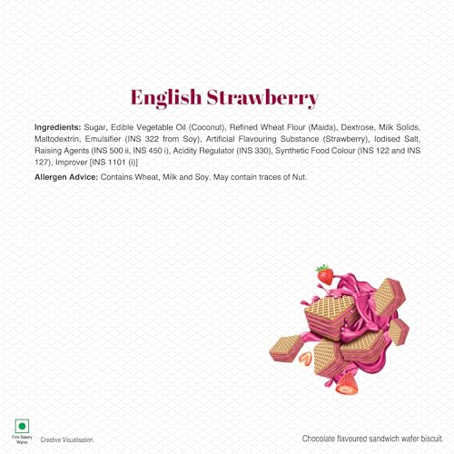 Image of Unibic Wafer Qubz Strawberry 240gm