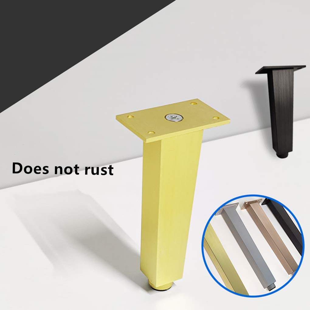 4 Stuks Meubelpoten Metaal,Verstelbare Tafelpoten,M8 Bout Meubels Voeten,Salontafel Eettafel Bank Kabinet Steun Benen,Zwart/Goud/Zilver,Diy Vervanging Poten Voor Meubilair,Silver-8cm/3.1in