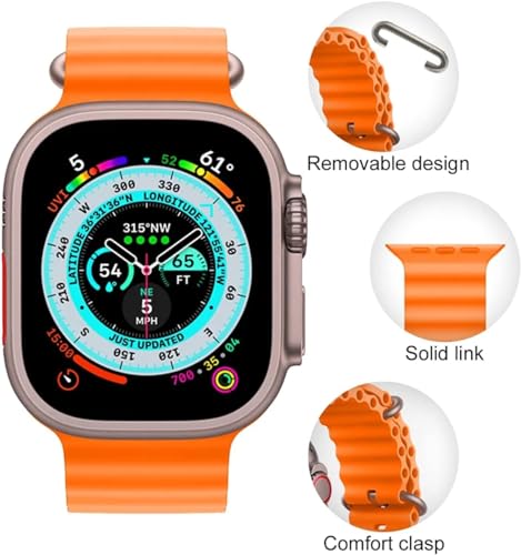 Image of STRAPY Strap Bands for F ire Boltt Ring BSW005, Compatible with 42mm | F ire Bolt Ring Pro BSW029 || Fire Boltt Ring Plus | F ire Boltt Call BSW014 | F ire Boltt Visionary BSW046 | Smartwatch Only