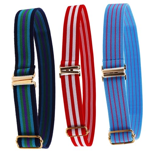 FRCOLOR 1Set Elastic Belts Stretch Waist Belts for Boys Random Color Comfortable Fit for Everyday Wear