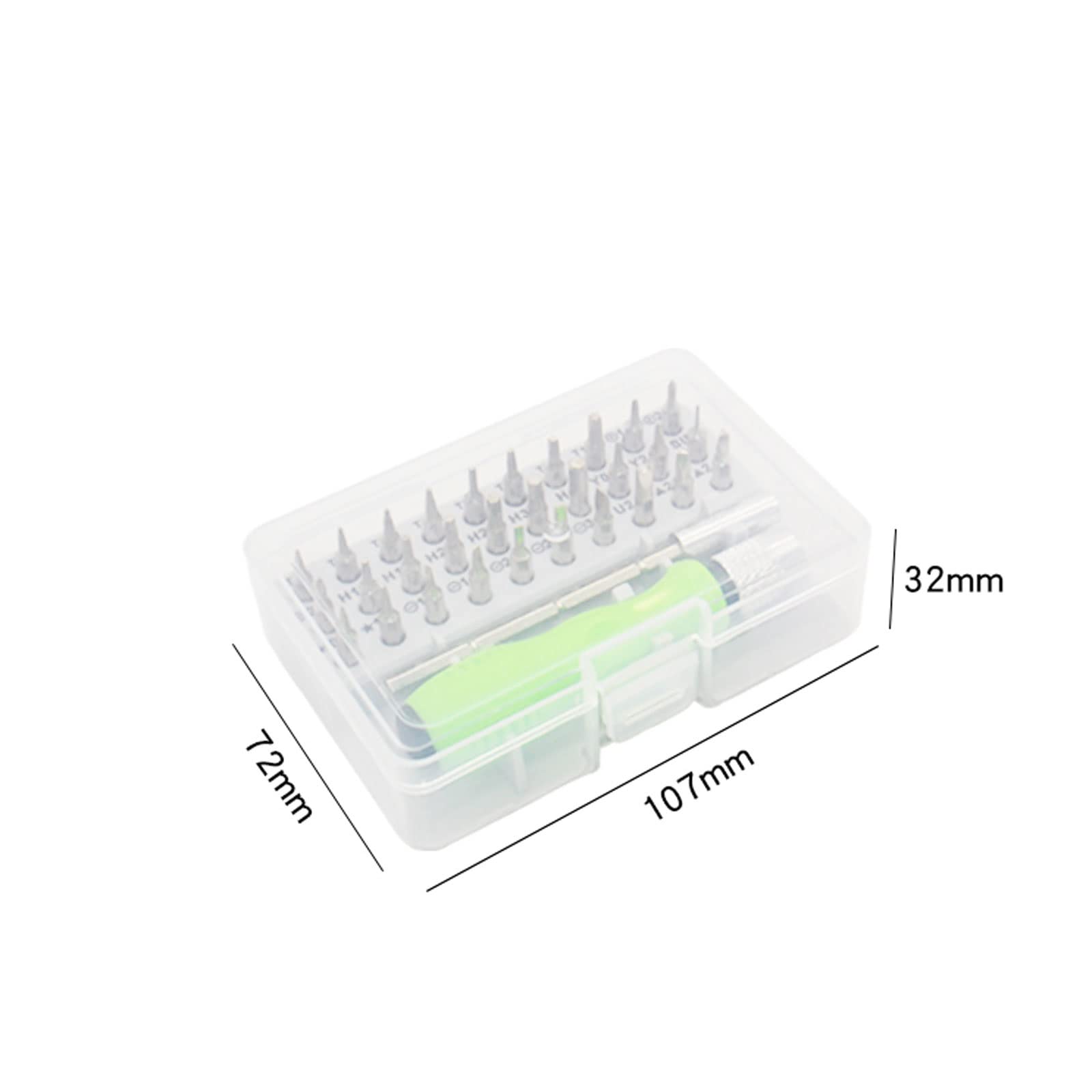 JINGYAN Destornilladores Magnetic Screwdriver 32 in 1 Combination Cross Multi-Function Disassembly Machine Repair Notebook Tool Set