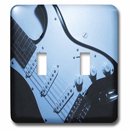 Guitare à bascule Bleu 3dRose décorez votre studio de musique - 3