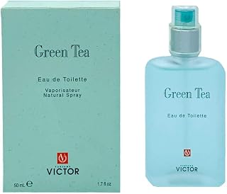 Victor Green Tea Eau de Toilette - Perfume para hombre, 50 ml
