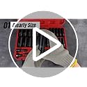 1/2" Drive Impact Socket Set, SAE and Metric, Cr-V Steel, 6 Point Deep & Shallow Sockets (40pcs 1/2" Socket Set)