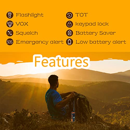 Retevis Rb27 Gmrs Two Way Radio Long Range Walkie Talkie, High Power 2 Way Radio Rechargeable, Noaa, Usb-C, For Outdoor Hiking Camping(2 Pack) #TOP5