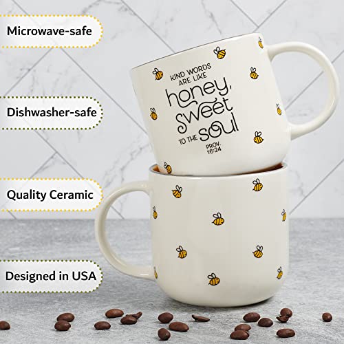 Set 2 Mugs de Cerámica Grandes Amarillo 15 oz miniatura 5