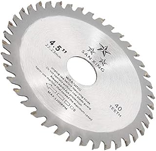 115mm Carbide Saw Blade 40T Saw Plunge Blade Discs Blade Woodworking Wood Plastic Cutting 4.5inch (1Pack)