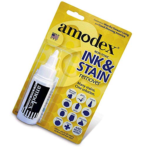 Ink and Stain Remover – Cleans Marker, Ink, Crayon, Pen, Makeup from Furniture, Skin, Clothing, Fabric, Leather - 1 Ounce (New Version)