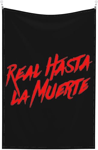 BILASHINE Anuel Rapper Aa Singer - Tapiz con logotipo real Hasta La Muerte para colgar en la pared, tapices decorativos para dormitorio, dormitorio,