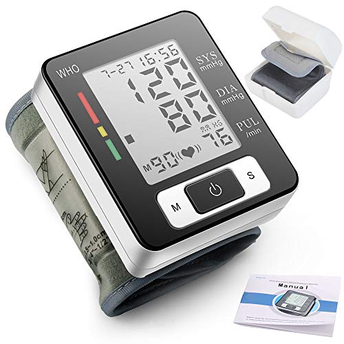 Blood Pressure Monitor Fully Automatic Accurate Wrist Blood Pressure Monitor with Wristband Automatic Wrist Electronic Blood Pressure Monitor Perfect for Health Monitoring - Thumbnail 7