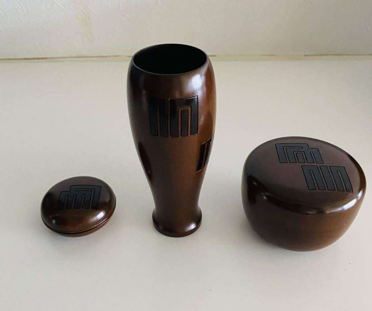 B252h 「末広香合」篠原如雪作　共布共箱　傘　木製　漆塗　讃岐　茶道具 Yahoo!オークション -「篠原如雪」の落札相場・落札価格