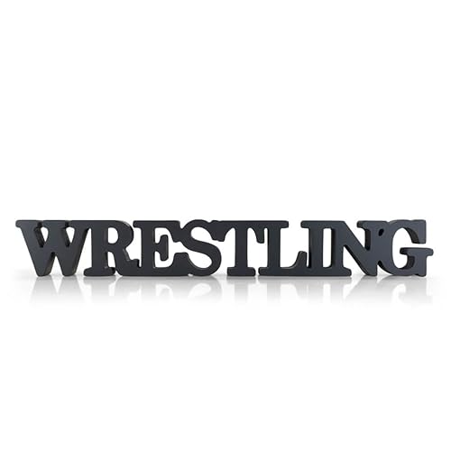 ChalkTalkSPORTS Wooden Wrestling Sign - Autograph Ready Coaches & Wrestlers