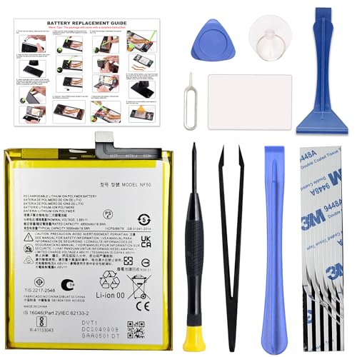 Image of GREEN FUSION Compatible with Moto Edge (2022) XT2205 New Battery Replacement NF50, (NOT for Edge 5G UW Verizon Version) with Installation Instruction & Toolkit