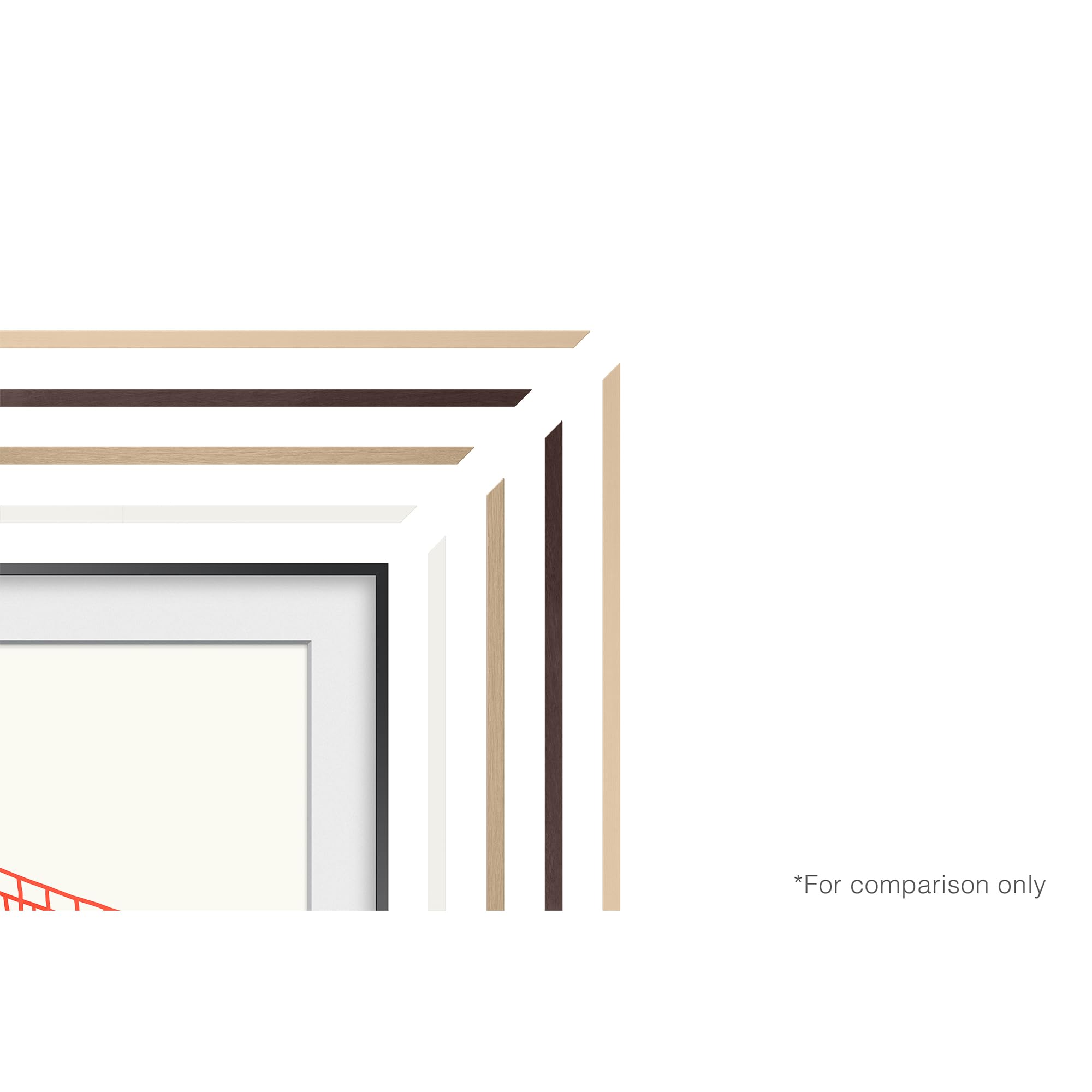 SAMSUNG Frame 2021 Wechselrahmen 55" teak | VG-SCFA55TKBXC