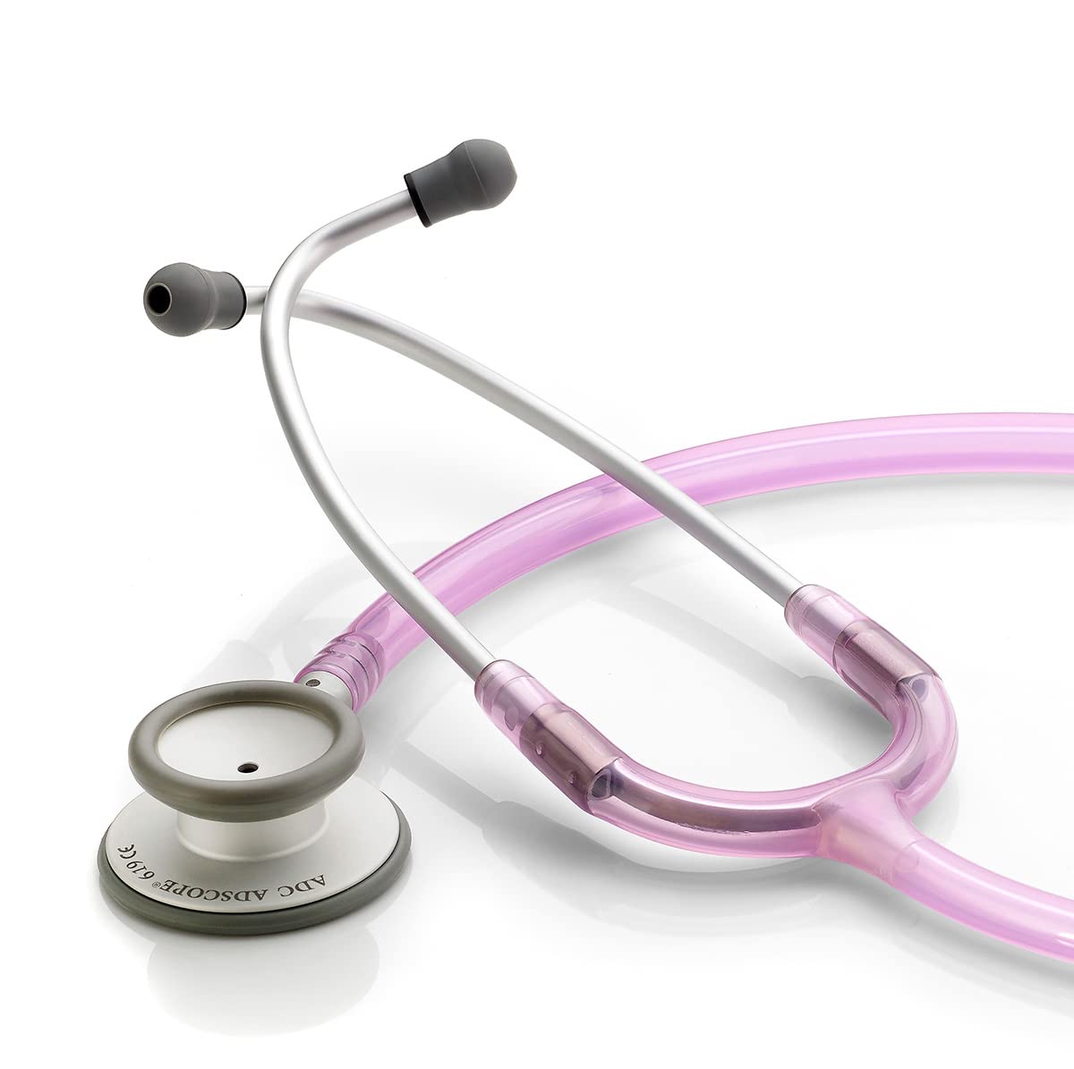 Adscope 619 - Ultra-lite Clinical Stethoscope - Rose Quartz