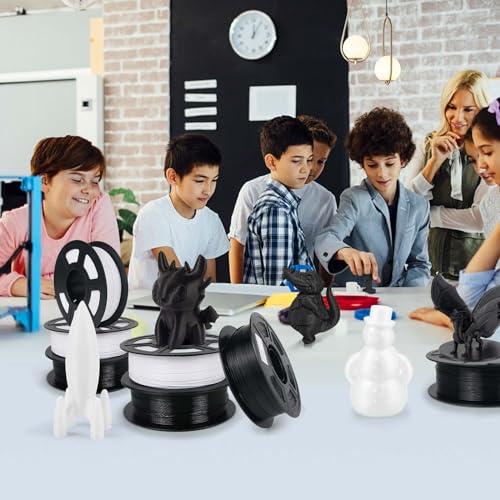 Image of IEMAI White PETG Filament 1.75mm 1kg, Tough & Durable 3D Printer Filament 30-300mm /s Printing Compatible with Bambu Lab, AMS, AMS Lite, Dimensional Accuracy + /- 0.02mm