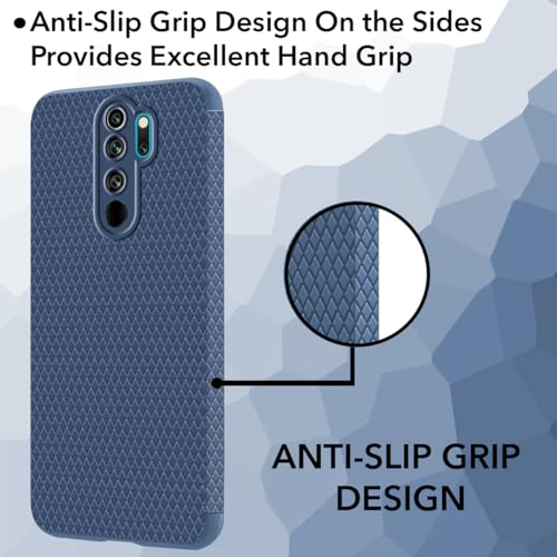 Image of Jkobi Back Cover Case for Xiaomi Mi Redmi Note 8 Pro (Liquid Silicone | Side Grip | Camera Protection)